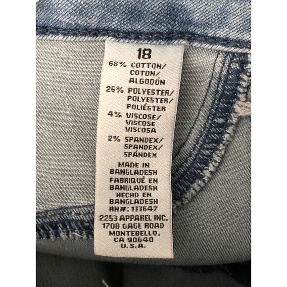 RE Generation Women's Size 20 High Rise Curvy Conscious NEW - Picture 5 of 8